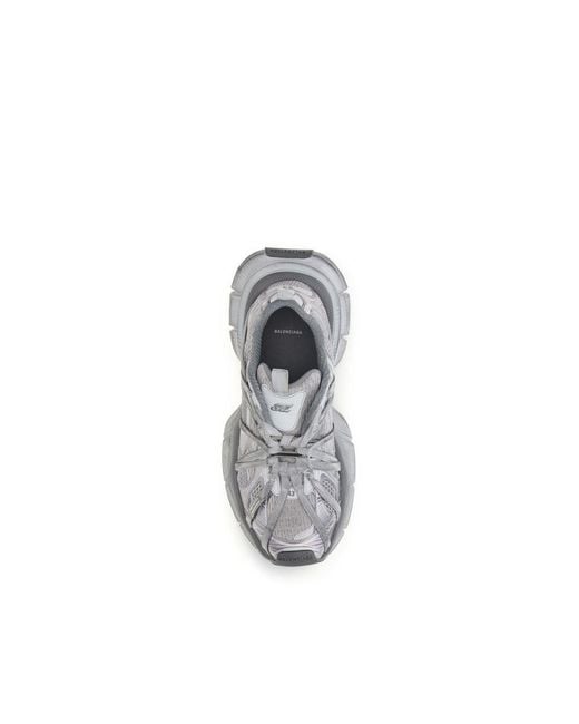 Balenciaga Gray Polyethylene Athletic Sneakers for men