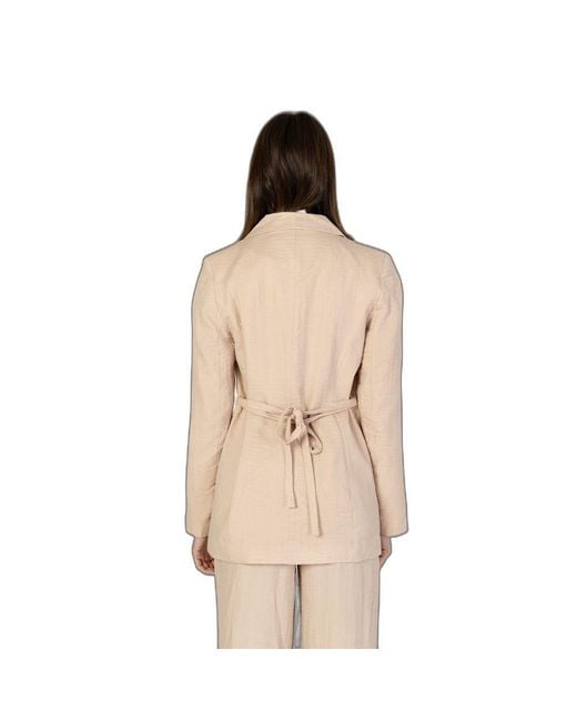 Vero Moda Natural Pink Viscose Blazer