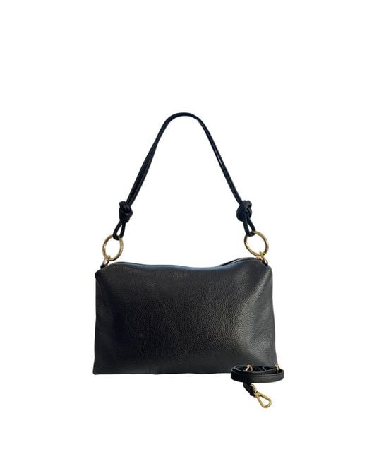 Baldinini Black Leather Bag