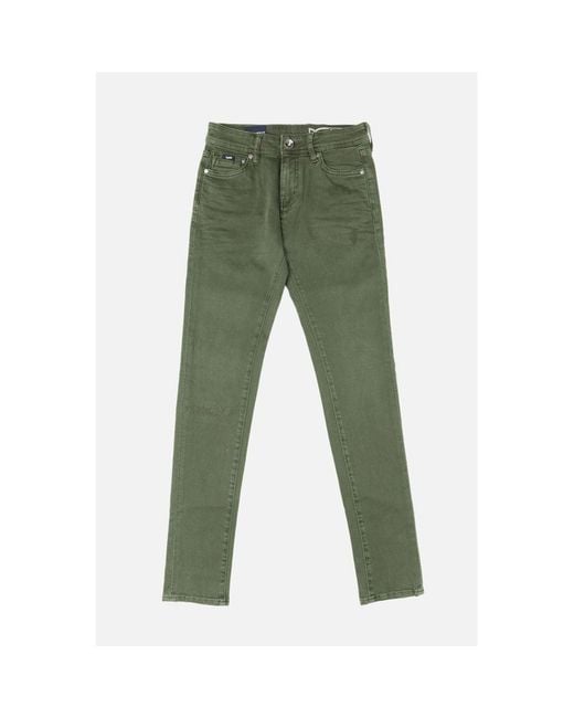 Gas Green Cotton Jeans Denim for men