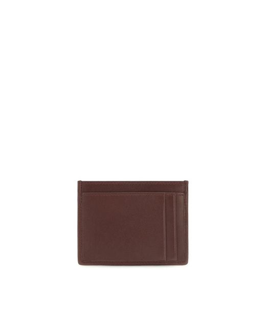 Miu Miu Brown Bordeaux Lamb Ovis Aries Aries Wallet