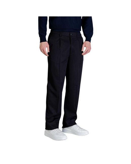 Only & Sons Blue Recycled Polyester Casual Pants for men