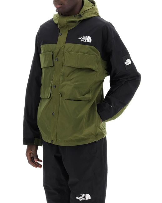 The North Face Green Tustin Windbreaker With Cargo Pockets for men