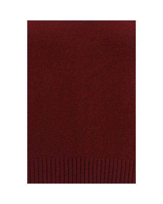 Lisa Yang Red Bordeaux Cashmere Sweater