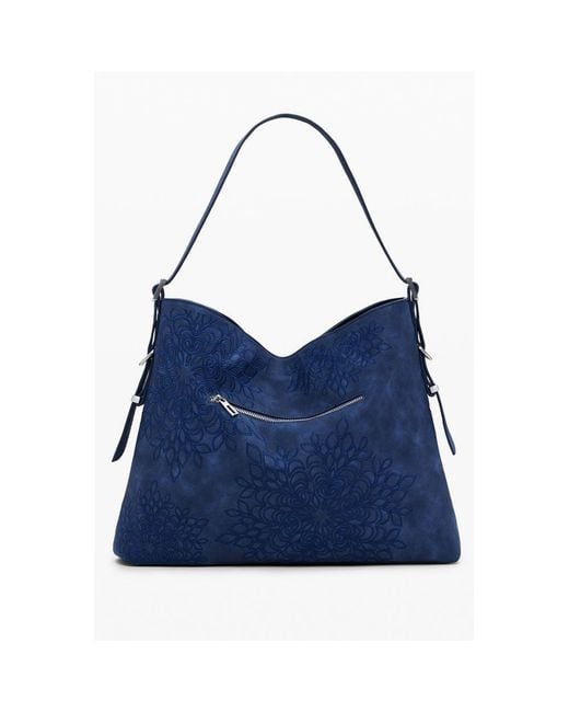 Desigual Blue Polyurethane 's Shoulder Bag