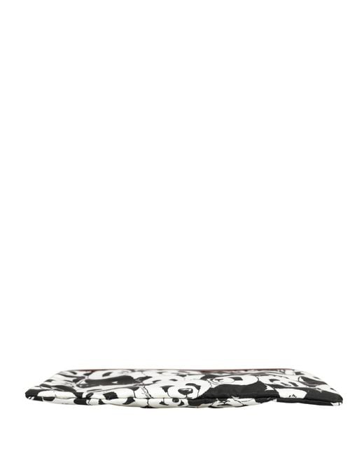 Dolce & Gabbana Black White Panda Print Nylon Clutch Men Pouch Borse Bag for men