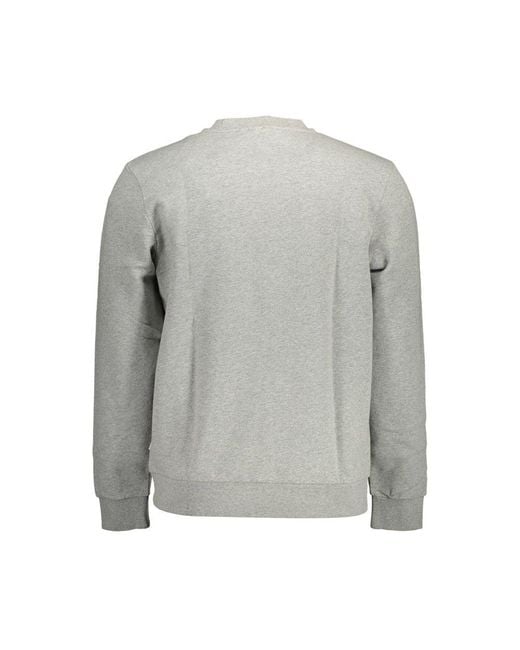 Napapijri Gray Cotton Sweater for men