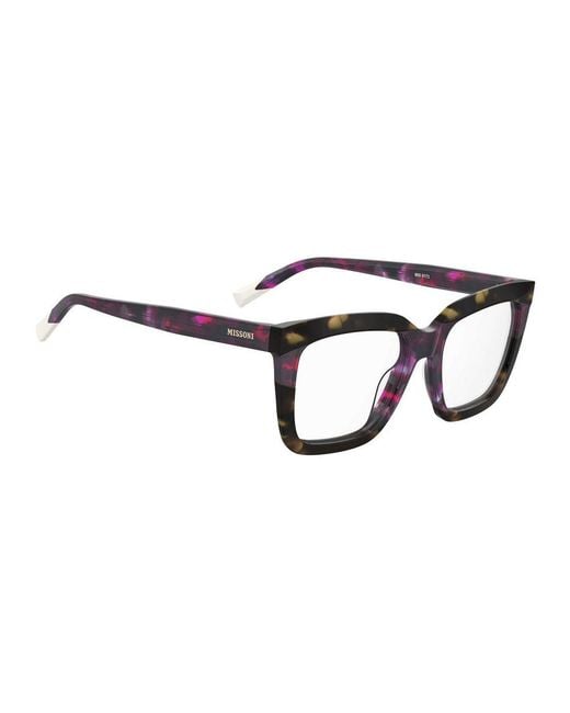 Missoni Brown Multicolor Acetate Glasses (frames)