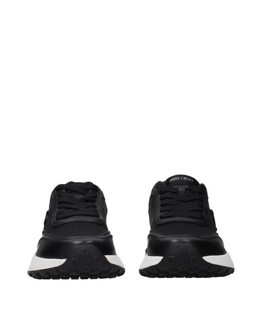 Jimmy Choo Black Sneakers Memphis Fabric