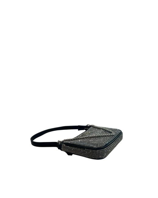 Twinset Black Purple Pu Shoulder Bag