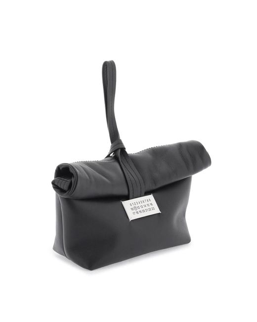 Maison Margiela Black Leather Clutch Bag