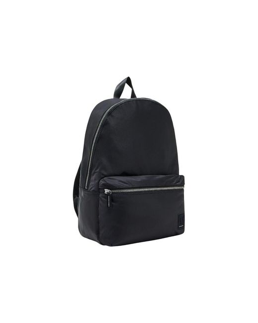ARMANI EXCHANGE Blue Black Polyamide Backpack for men