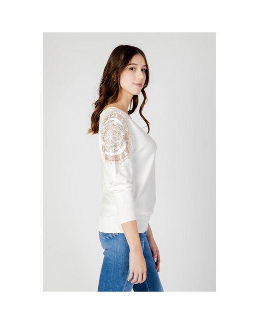 Guess White Viscose Tops & T