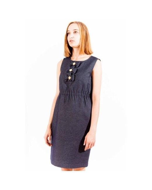 Love Moschino Blue Cotone Dress