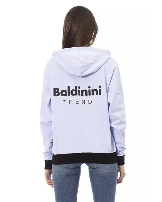 Baldinini White Cotton Sweater