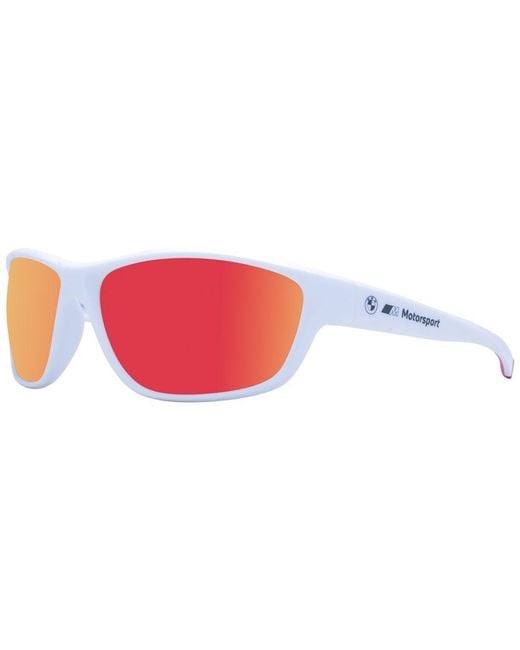 BMW Red White Plastic Sunglasses for men
