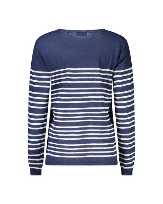 North Sails Blue Cotton Sweater
