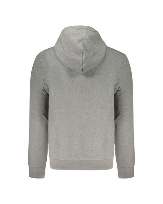 Calvin Klein Gray Cotton Men's Hoodie for men
