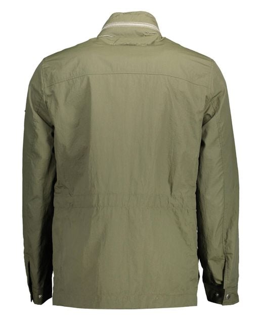 Gant Green Brown Polyamide Shell Jacket for men