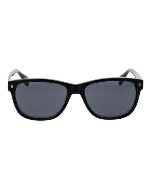 Ted Baker Black Blue Acetate Sunglasses for men