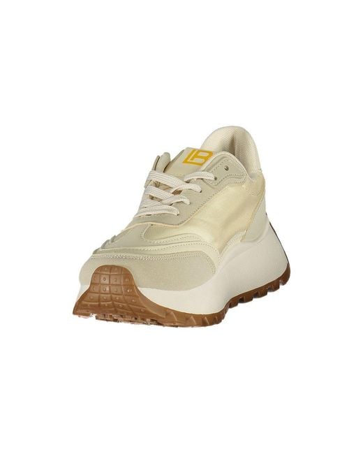 Laura Biagiotti Natural Beige Polyurethane Sneaker