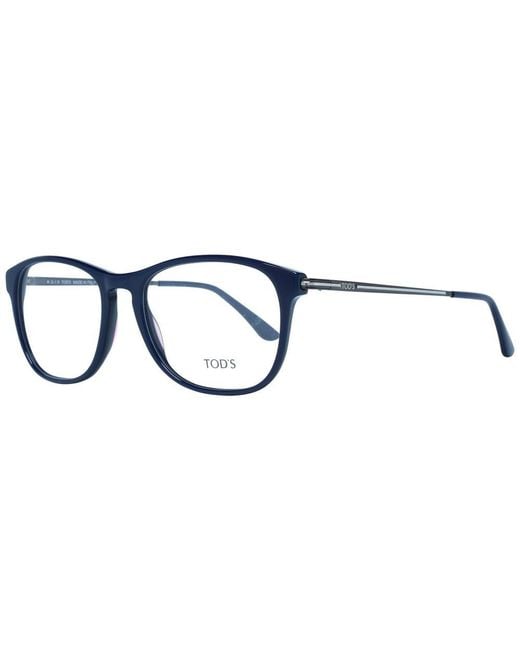 Tod's Blue Plastic Glasses (Frames) for men