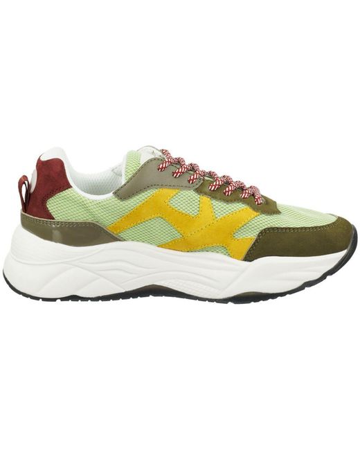 Scotch & Soda White Goatskin Chunky Sneakers
