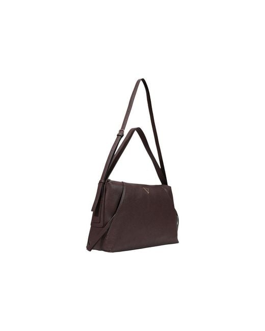 Guess Brown Polyethylene Handbag