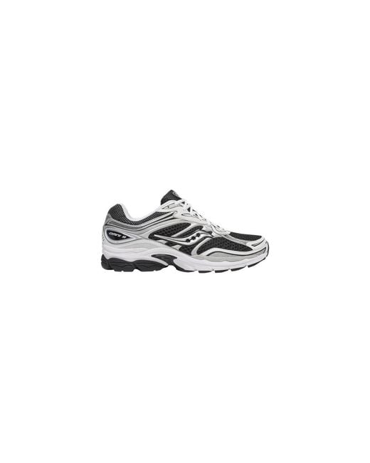 Saucony Multicolor Black And White Synthetic Athletic Sneakers for men