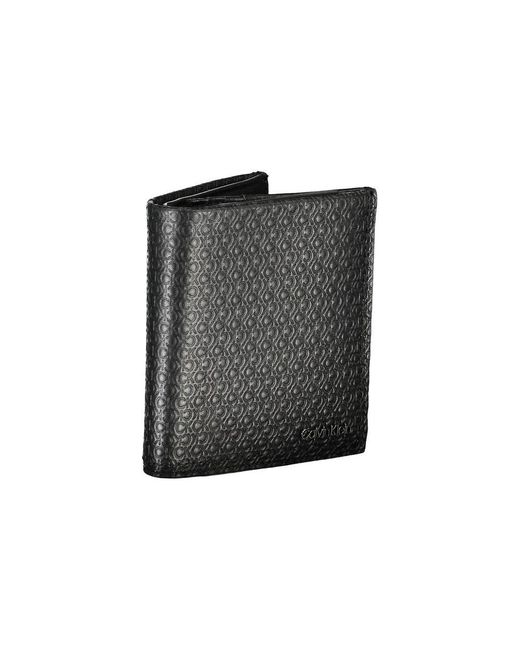 Calvin Klein Gray Leather Wallet for men