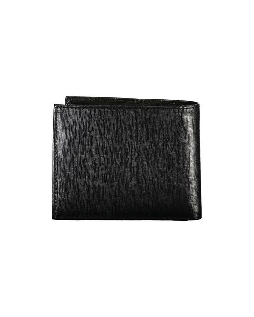 Guess Black Elegant Leather Wallet With Rfid Block for men