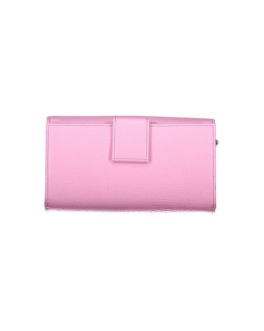 Coccinelle Pink Viola Leather Woman Wallet