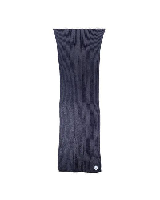 North Sails Blue Cotton Men Scarf for men