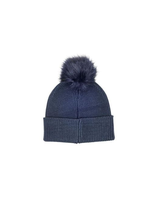 Barbour Gray Blue Viscose Beanie