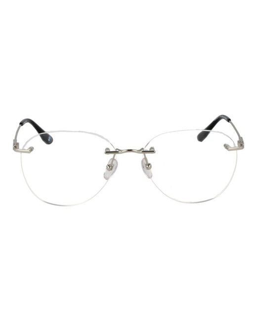 BMW Metallic Silver Titanium Glasses (frames) for men
