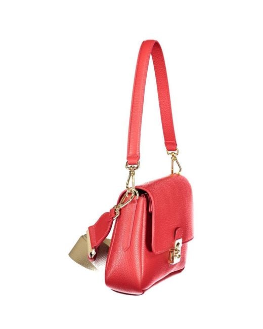 Coccinelle Red Leather Handbag