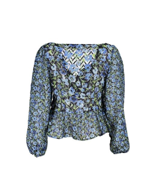 Desigual Blue Polyester Sweater