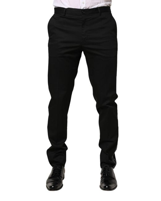 Dolce & Gabbana Black Suit Trousers for men