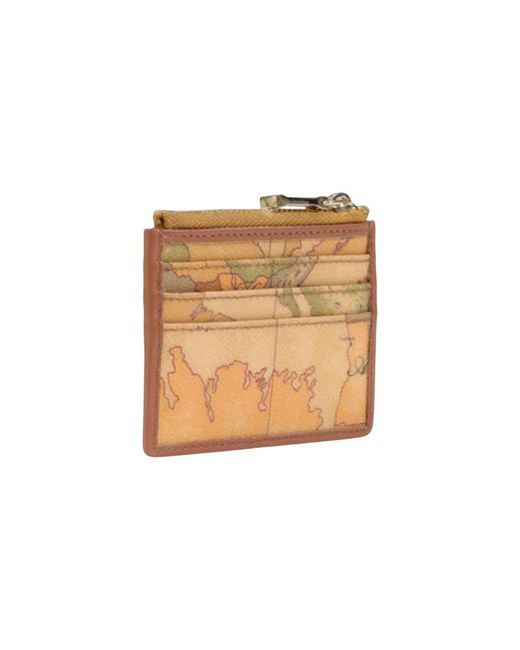 Alviero Martini 1A Classe Natural Beige Pvc Cardholder