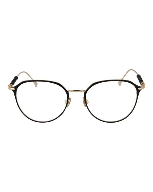 Tod's Brown Black Metal Glasses (frames)
