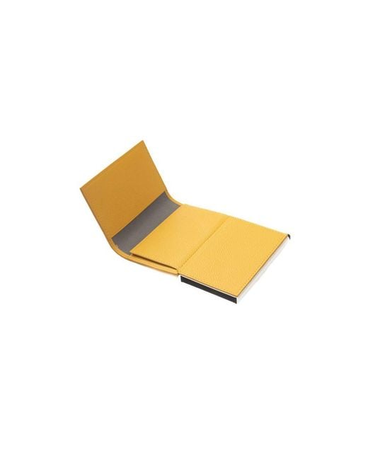 Cerruti 1881 Yellow Calfskin Men Wallet for men