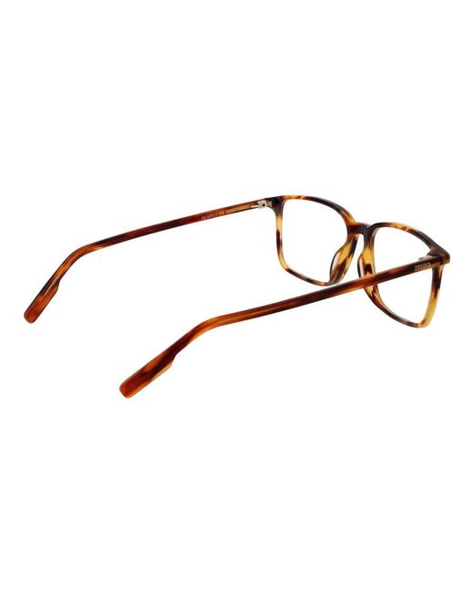 Zegna Brown Acetate Glasses (frames)
