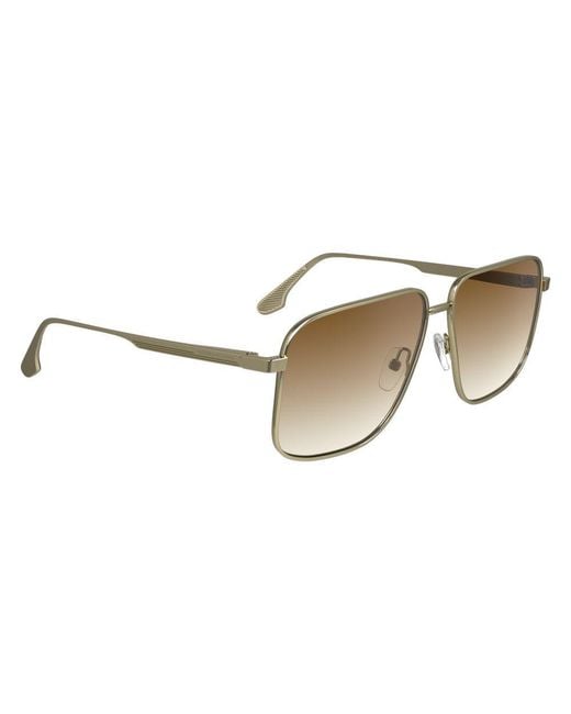 Victoria Beckham Metallic Metal Sunglasses