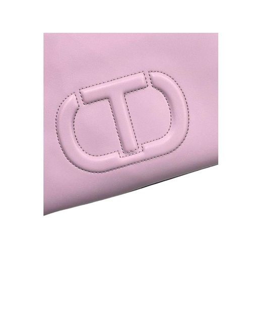 Twinset Purple Pu Handbag