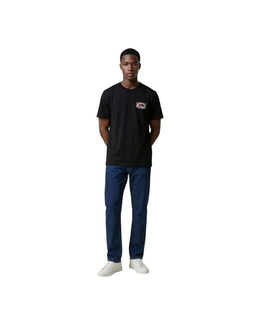 Colmar Black Cotton T for men