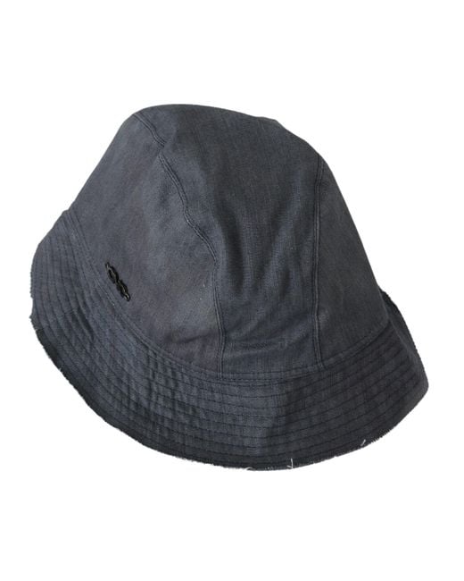 CoSTUME NATIONAL Black C'n'c Washed Wide Brim Outdoor Bucket Hat