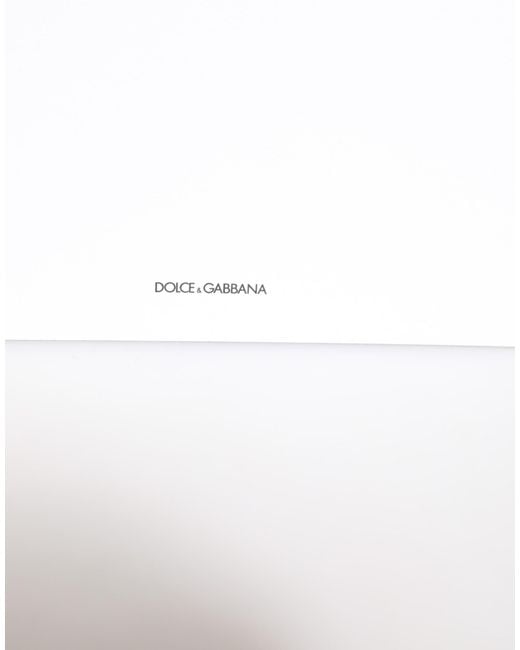Dolce & Gabbana Multicolor Leopard Print Envelope Paper Post Card Holder