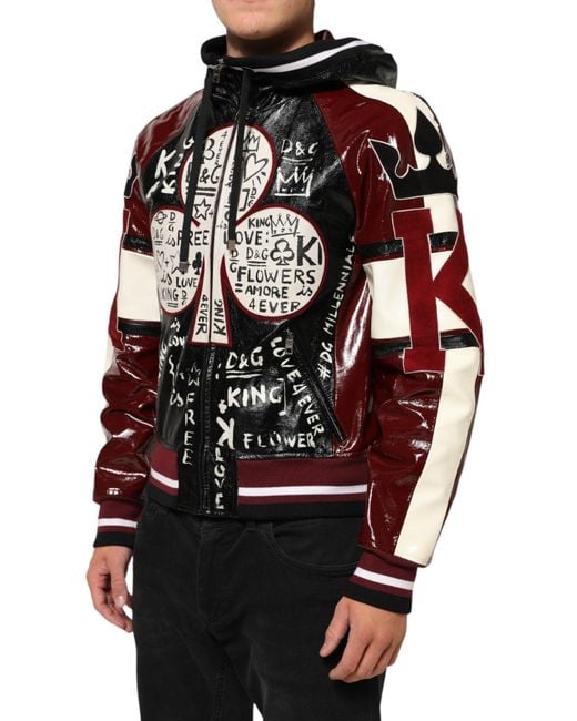 Dolce & Gabbana Black Bomber Jackets for men