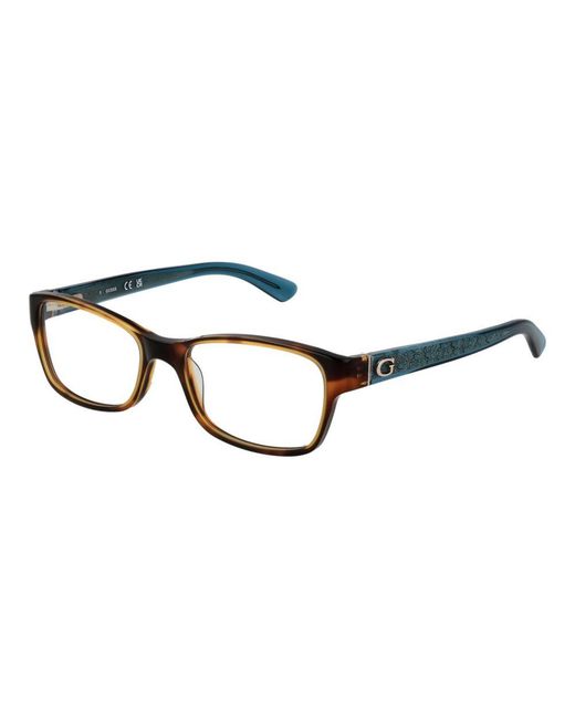 Guess Black Brown Acetate Glasses (frames) for men