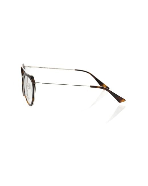 Frankie Morello Brown Aviator-Style Tartarugato Eyewear Frames